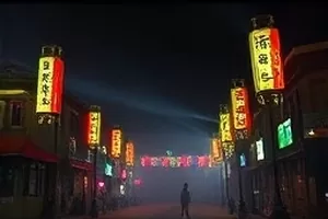 主推剧集海报：夜色站台与驶离的列车剪影